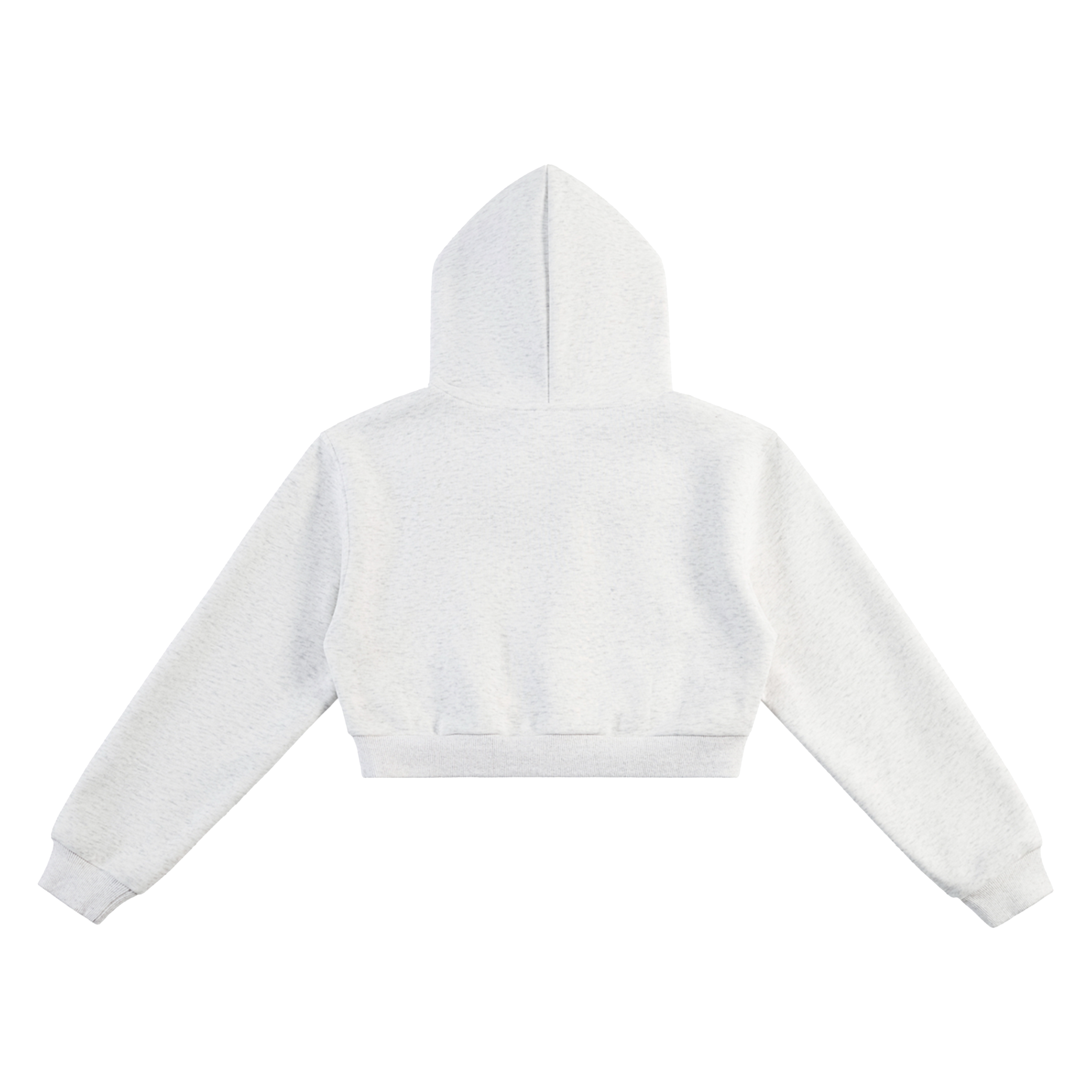 White hoodie on a white background